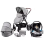Коляска Kinderkraft 3 в 1 Moov Gray (KKWMOOVGRY00NC) (5902533906949) - зменшене зображення 1