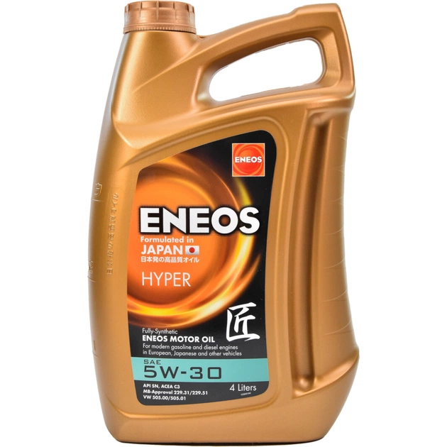 Моторное масло ENEOS HYPER 5W-30 4л (EU0030301N) - изображение 1