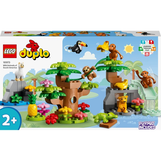 Конструктор LEGO DUPLO Дикі тварини Південної Америки (10973) - зображення 1