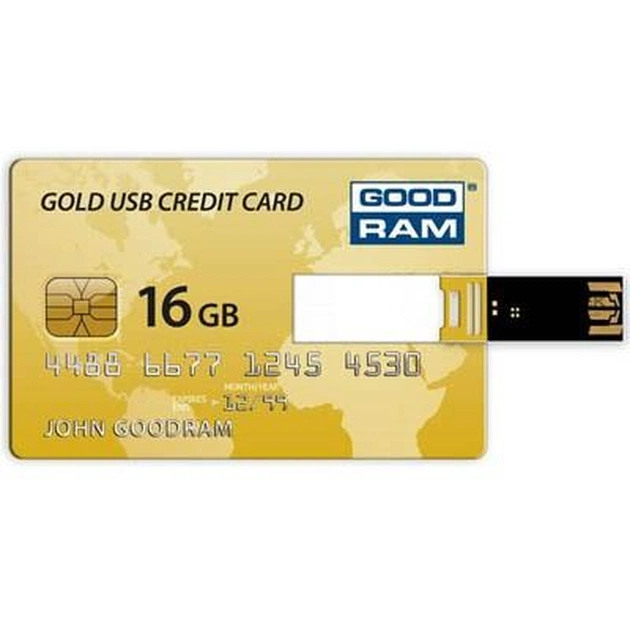 USB флеш накопичувач Goodram 16Gb Credit Card Gift (PD16GH2GRCCPR9+G) - изображение 1