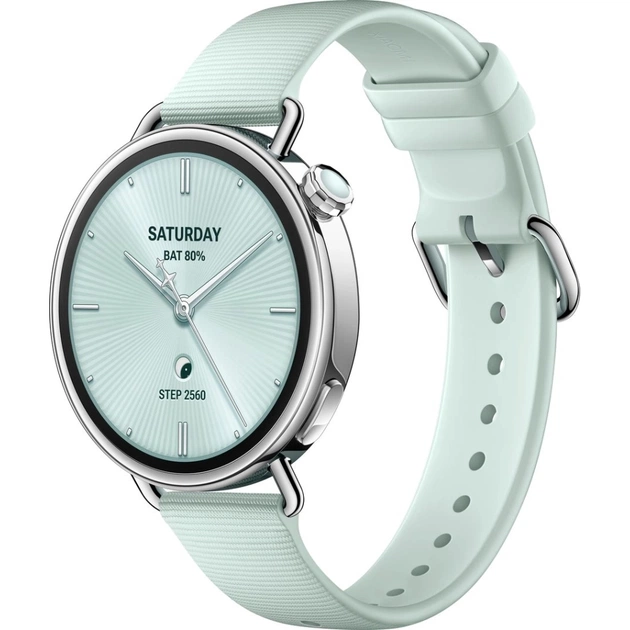 Смарт-годинник Xiaomi Watch S4 41mm Fluororubber Strap Мятно-зелений BHR080CGL (1166773) - зображення 1