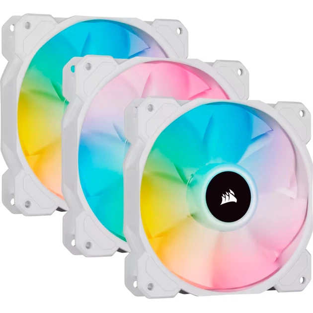 Кулер до корпусу Corsair SP120 RGB ELITE White (CO-9050137-WW) - изображение 1