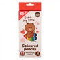Олівці кольорові Yes Line Friends 12 кол. (290705) - зменшене зображення 1