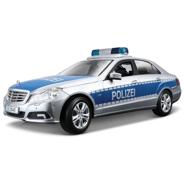 Машина Maisto MercedesBenz E-Class German Police version (1:18) (36192 silver-blue) - изображение 1