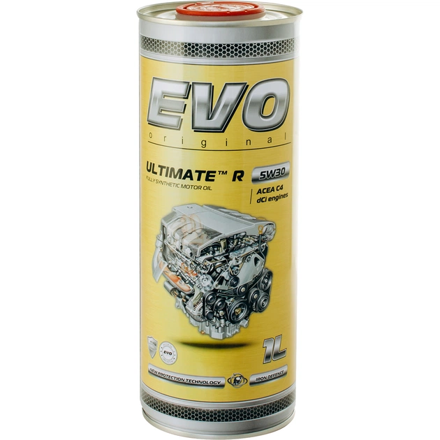 Моторное масло EVO ULTIMATE R 5W30 1L (U R 1L 5W-30) - изображение 1