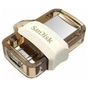 USB флеш накопичувач SanDisk 64GB Ultra Dual Drive m3.0 White-Gold USB 3.0/OTG (SDDD3-064G-G46GW) - зменшене зображення 2