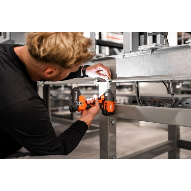 Гайковерт Neo Tools Energy+ 18V, безщітковий, 2400об/хв, 850Нм, 1/2", 3 швидкості, 1.8кг (без АКБ та ЗП) (04-608) - picture 4
