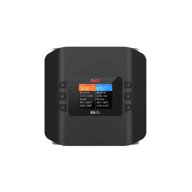 Зарядное устройство для дрона iSDT K4 AC 400W DC 600Wx2 (HP0015.K4) - изображение 1