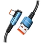 Дата кабель USB 2.0 AM to USB-C 2.0m 100W 90° corner blue Essager (EXCWT7A-CGA03-P) - уменьшенное изображение 1