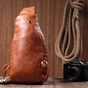 Сумка Vintage Жіноча слінг через плече з екошкіри Руда (22751) - зменшене зображення 10