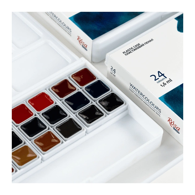 Акварельні фарби Rosa Studio 24 кольори (4823098541622) - picture 5