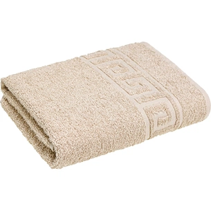 Рушник Home Line махровий бордюрний (бежевий) 400 гр/м2, 40х70 см (179741) зображення 1