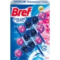 Туалетний блок Bref Кольорова вода Квіткова свіжість 3х50 г (9000101350821/9000101024067) - зменшене зображення 1