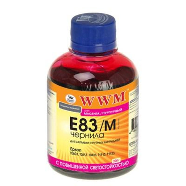 Чернила WWM EPSON StPhoto R270/290 Magenta /NEW (E83/M) - изображение 1