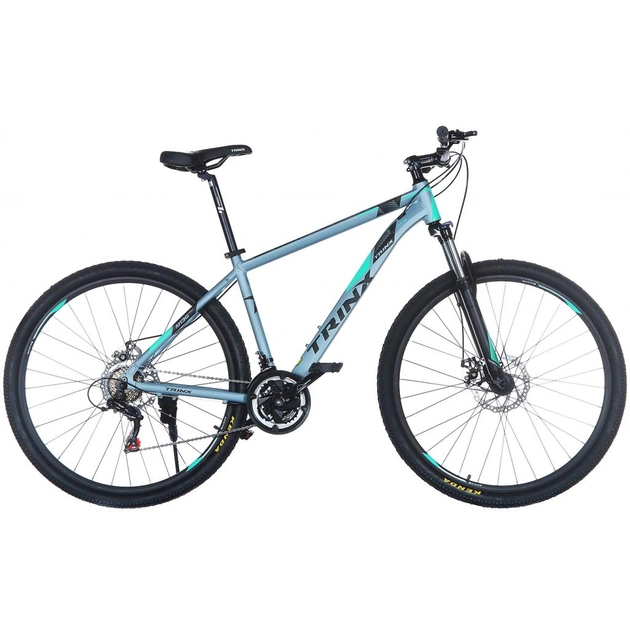 Велосипед Trinx Majestic M136Pro 2019 29" 18" Matt-Grey-Black-Cyan (M136ProMGBC) - изображение 1