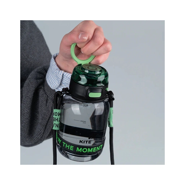 Поїльник-непроливайка Kite 700 мл, чорно-зелена (K25-1218-2) - picture 8