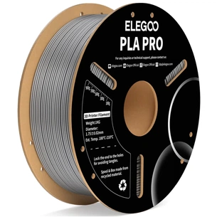 Пластик для 3D-принтера ELEGOO PLA PRO 1кг, 1.75мм, silver (50.203.0197) зображення 1