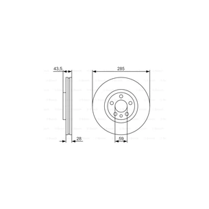 Гальмівний диск Bosch 0 986 479 S62 зображення 1
