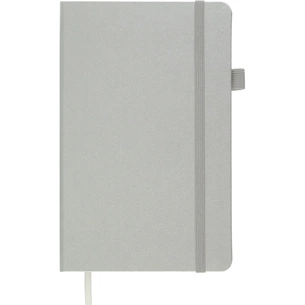 Книга записная Buromax Etalon 125x195 мм 96 листов в клетку обложка из искусственной кожи Серебряная (BM.291160-24) изображение 1