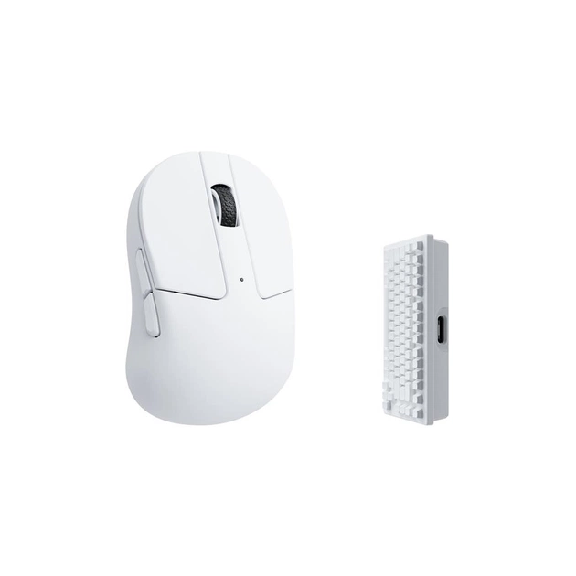 Мишка Keychron M4 4K Wireless/Bluetooth White (M4A5_KEYCHRON) - зображення 1