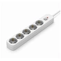 Мережевий фільтр живлення ColorWay CCA-3G1MM 5 розеток, 2m White (CW-PSEA1052W) - зменшене зображення 3