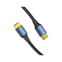 Кабель мультимедійний HDMI M to HDMI M 2.0m 8K cotton braided blue VENTION (ALGLH) - зменшене зображення 2