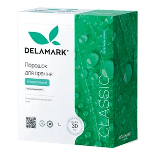 Пральний порошок DeLaMark Universal 1 кг (4820152330048) зображення 1
