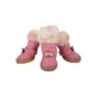 Черевики для собак Ruispet для малих порід, з утепленням 4 шт №5 рожеві (2700000032886) - зменшене зображення 1
