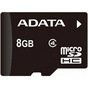 Карта пам'яті ADATA 8GB microSDHC Class 4 (AUSDH8GCL4-RM3BKBL) - зменшене зображення 2