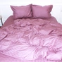 Постільна білизна MirSon Satin Stripe 30-0008 Smoky Pink 143х210 Полуторна (2200005250273) - зменшене зображення 1