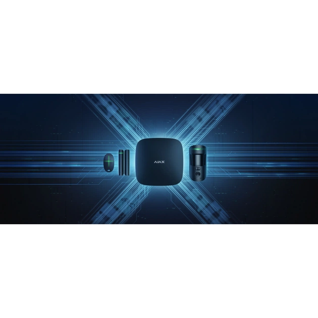 Комплект охоронної сигналізації Ajax StarterKit Cam Plus HDR black - picture 2