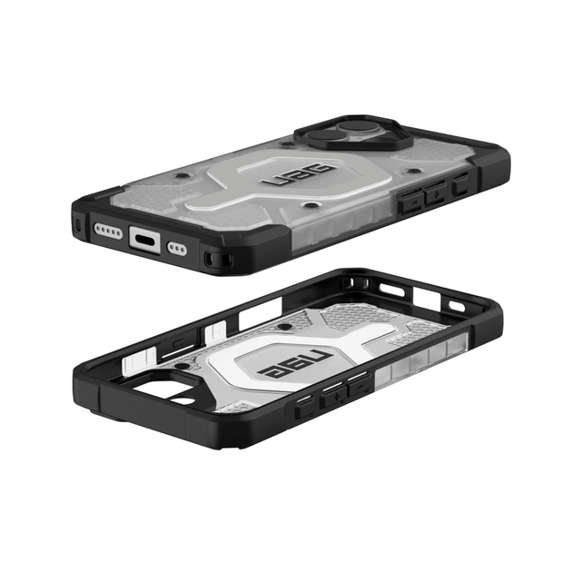 Чохол до мобільного телефона UAG iPhone 17 Pathfinder Clear MagSafe Ice/Silver (114553114333) - picture 7