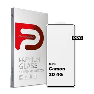Скло захисне Armorstandart Pro Tecno Camon 20 4G Black (ARM69119) зображення 1