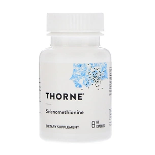 Мінерали Thorne Research Селен, (селенометіонін), Selenomethionine, 60 капсул (THR-22501) зображення 1