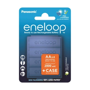 Акумулятор Panasonic AA Eneloop 2000mAh NI-MH * 4 + Сase (BK-3MCDEC4CP) зображення 1