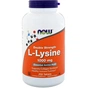 Амінокислота Now Foods L-Лізин, L-Lysin, 1000 мг, 250 таблеток (NF0123) - зменшене зображення 1