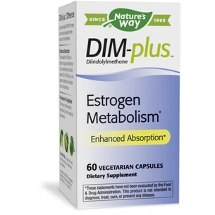 Вітамінно-мінеральний комплекс Nature's Way Метаболізм естрогенів, DIM-plus, Estrogen Metabolism, 60 вегетаріанс (NWY-14810) зображення 1