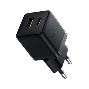Зарядний пристрій Baseus Palm Fast Charger C+U 30W cluster black (P1011160A113-00) зображення 1
