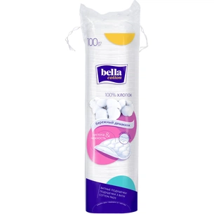 Ватні диски Bella 100 шт. (5900516401498) зображення 1