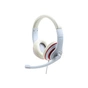 Навушники Gembird MHS-03 White/Red (MHS-03-WTRD) - зменшене зображення 1
