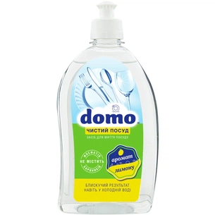 Засіб для ручного миття посуду Domo Лимон 500 мл (XD 32003) зображення 1