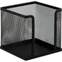 Підставка-куб для листів і паперів Buromax 10х10х10 см, wire mesh, black (BM.6215-01) - уменьшенное изображение 2