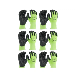 Захисні рукавички Milwaukee Hi-Vis Cut размер L/9, 12 пар (4932492915) зображення 1