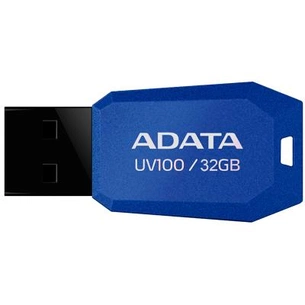 USB флеш накопичувач ADATA 32GB DashDrive UV100 Blue USB 2.0 (AUV100-32G-RBL) зображення 1
