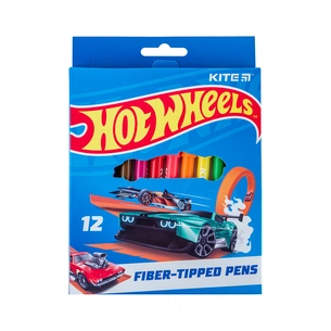 Фломастери Kite Hot Wheels 12 кольорів (HW24-447) зображення 1