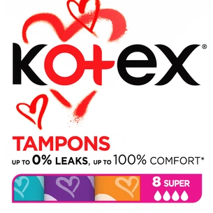 Тампони Kotex Super 8 шт. (5029053534541) зображення 1