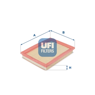 Повітряний фільтр для автомобіля UFI 30.168.00 зображення 1