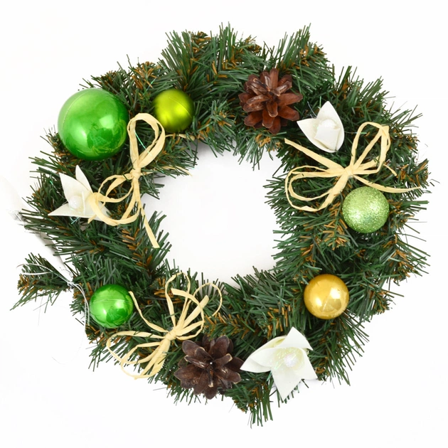 Різдвяний вінок YES! Fun з прикрасою Карамелька 24см (904202) - picture 1