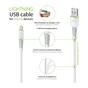 Дата кабель USB 2.0 AM to Lightning 2.0m CBFLEXL2 white Intaleo (1283126521416) - зменшене зображення 4