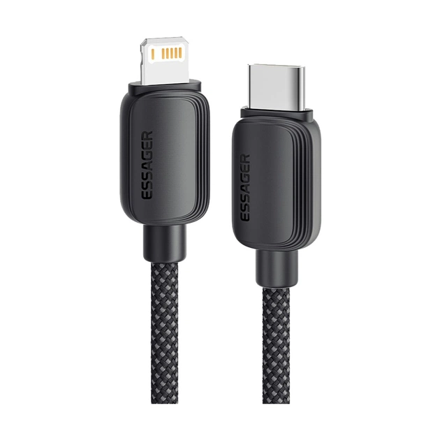 Дата кабель USB-C to Lightning 1.0m 20W black Essager (EXCTL-WL01-P) - изображение 1